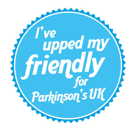 Logo for Parkinson's Awareness Week 2015, slogan, I've unzipped my friendly for Parkinson's UK
